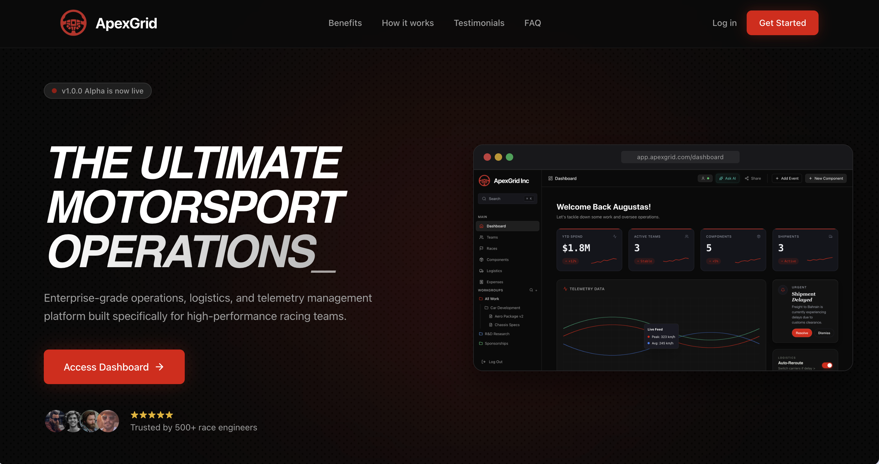 ApexGrid Screen